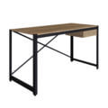 Tiago Desk 3 54" Long Industrial Desk made of Wood and Steel Legs with 1 drawer