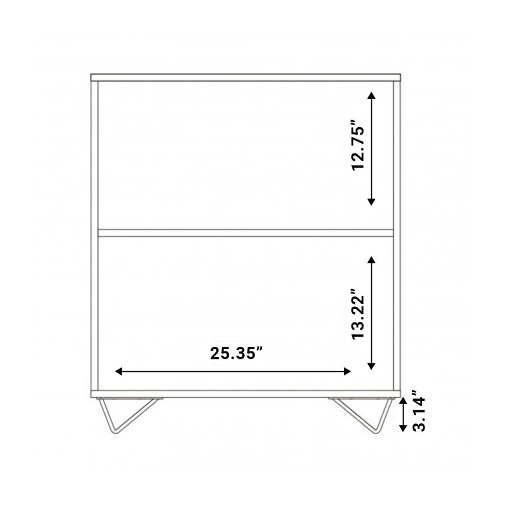 BLC-50-184-(2) Living room cabinet dimensions - inches