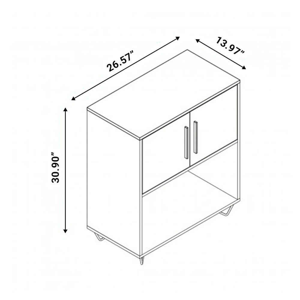 BLC-50-184-(3) Living room cabinet dimensions - inches