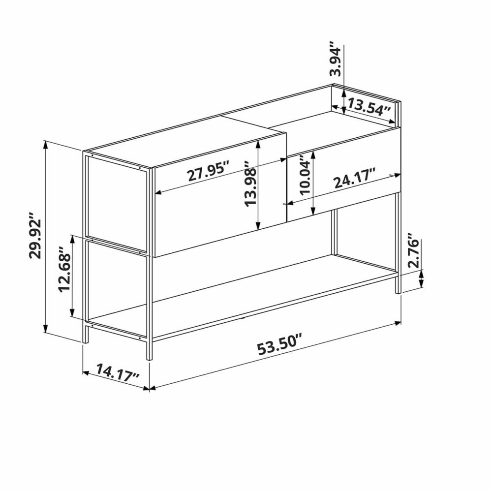27851-Ulisses_Buffet-4 Industrial style buffet dimensions - inches