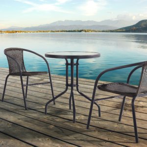 outdoor dining set 3 piece patio dining set 2 person conversation outdoor set