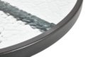 low - gastro table outdoor glass dining table detail